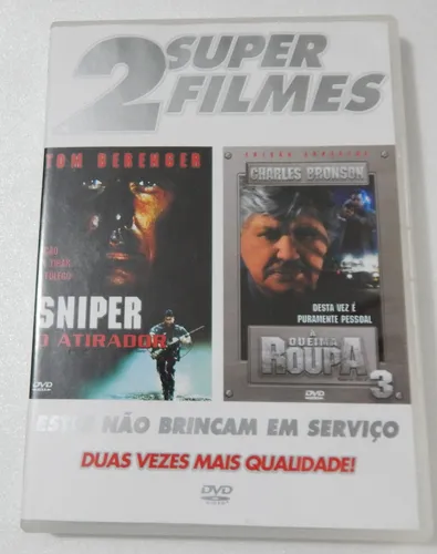 DVD 2 Super Filmes - Sniper O Atirador e � Queima Roupa 3